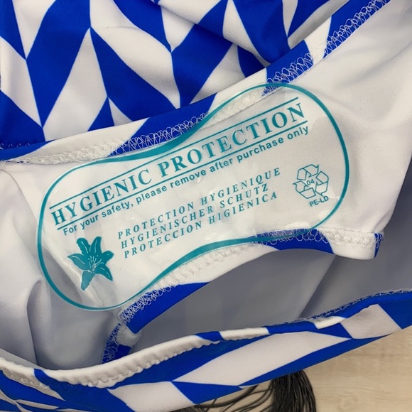 EMMA PAKE Antonia lace-up printed swimsuit NWT S - Picture 9 of 13